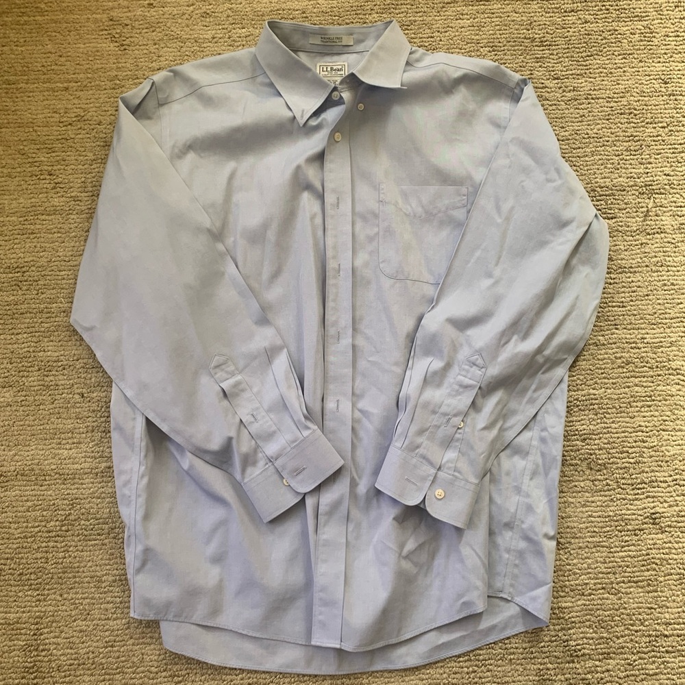 L.L. Bean Traditional shirt size 17 1/2 x 35